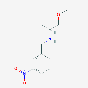 molecular formula C11H16N2O3 B1364053 1-甲氧基-N-(3-硝基苄基)丙烷-2-胺 CAS No. 355382-82-0