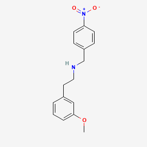 B1364054 2-(3-methoxyphenyl)-N-(4-nitrobenzyl)ethanamine CAS No. 355381-67-8