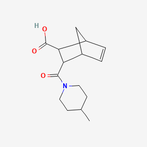 B1364057 3-(4-Methylpiperidine-1-carbonyl)bicyclo[2.2.1]hept-5-ene-2-carboxylic acid CAS No. 436810-99-0