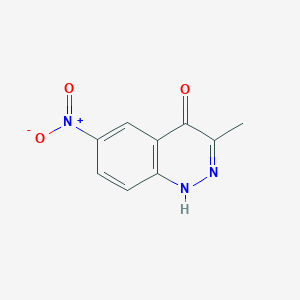 3-Methyl-6-nitrocinnolin-4(1h)-one