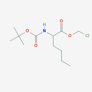 Chloromethyl 2-{[(tert-butoxy)carbonyl]amino}hexanoate