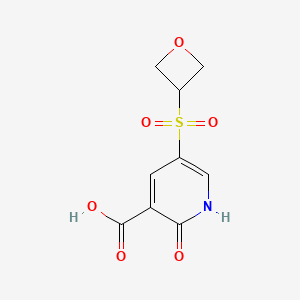 5-(Oxetan-3-ylsulfonyl)-2-oxo-1,2-dihydropyridine-3-carboxylic acid