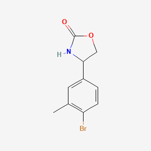 4-(4-Bromo-3-methylphenyl)oxazolidin-2-one