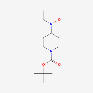 Tert-butyl 4-[ethyl(methoxy)amino]piperidine-1-carboxylate