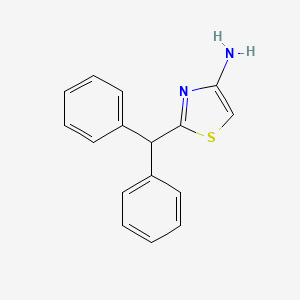 molecular formula C16H14N2S B1364066 2-(Diphenylmethyl)-1,3-thiazol-4-amine CAS No. 425399-53-7