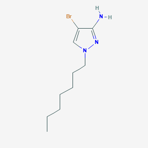 4-Bromo-1-heptyl-1h-pyrazol-3-amine