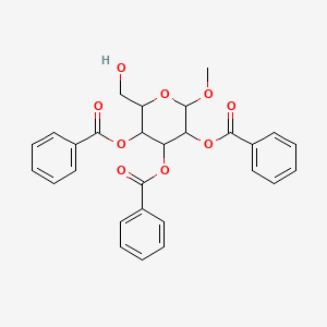 Methyl 2,3,6-tri-O-benzoyl-a-D-glucopyranoside