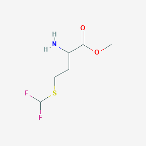 Methyl 2-amino-4-[(difluoromethyl)sulfanyl]butanoate