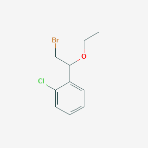 1-(2-Bromo-1-ethoxyethyl)-2-chlorobenzene