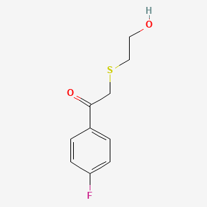 1-(4-Fluorophenyl)-2-((2-hydroxyethyl)thio)ethan-1-one