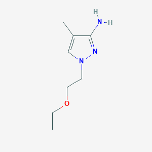 1-(2-Ethoxyethyl)-4-methyl-1h-pyrazol-3-amine