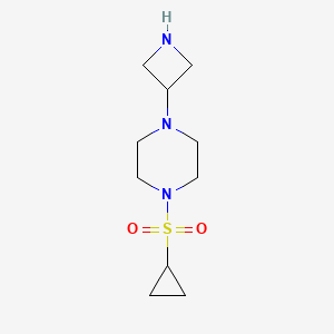 1-(Azetidin-3-yl)-4-(cyclopropanesulfonyl)piperazine