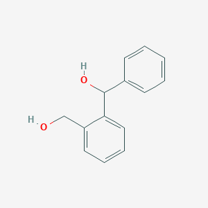 molecular formula C14H14O2 B13640742 (2-(Hydroxymethyl)phenyl)(phenyl)methanol CAS No. 1586-01-2