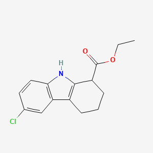 molecular formula C15H16ClNO2 B1364076 6-氯-2,3,4,9-四氢-1H-咔唑-1-羧酸乙酯 CAS No. 49844-36-2