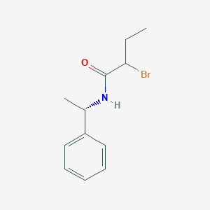 2-Bromo-N-((S)-1-phenylethyl)butanamide