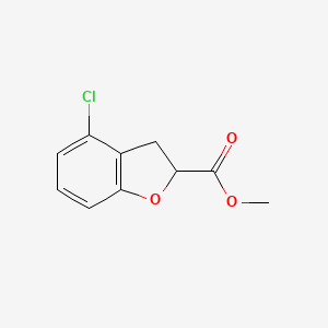 Methyl 4-chloro-2,3-dihydrobenzofuran-2-carboxylate