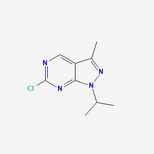 6-chloro-1-isopropyl-3-methyl-1H-pyrazolo[3,4-d]pyrimidine