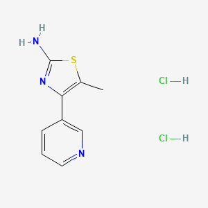 5-Methyl-4-(pyridin-3-yl)-1,3-thiazol-2-aminedihydrochloride