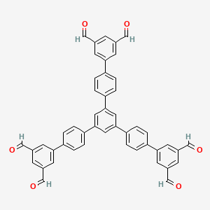 5-[4-[3,5-bis[4-(3,5-diformylphenyl)phenyl]phenyl]phenyl]benzene-1,3-dicarbaldehyde