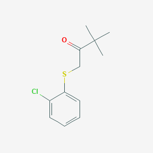 1-((2-Chlorophenyl)thio)-3,3-dimethylbutan-2-one