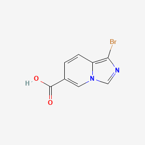 1-Bromoimidazo[1,5-a]pyridine-6-carboxylic acid