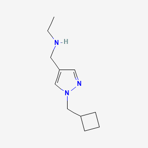 n-((1-(Cyclobutylmethyl)-1h-pyrazol-4-yl)methyl)ethanamine