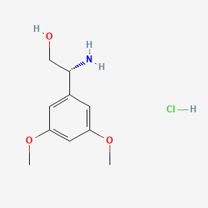 (R)-2-Amino-2-(3,5-dimethoxyphenyl)ethan-1-ol hydrochloride