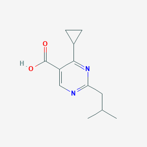 4-Cyclopropyl-2-isobutylpyrimidine-5-carboxylic acid