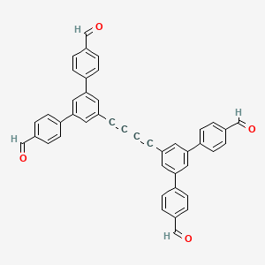 4-[3-[4-[3,5-bis(4-formylphenyl)phenyl]buta-1,3-diynyl]-5-(4-formylphenyl)phenyl]benzaldehyde