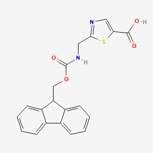 2-(((((9H-Fluoren-9-yl)methoxy)carbonyl)amino)methyl)thiazole-5-carboxylic acid