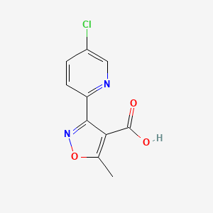 3-(5-Chloro-2-pyridyl)-5-methylisoxazole-4-carboxylic Acid