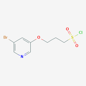 3-((5-Bromopyridin-3-yl)oxy)propane-1-sulfonyl chloride