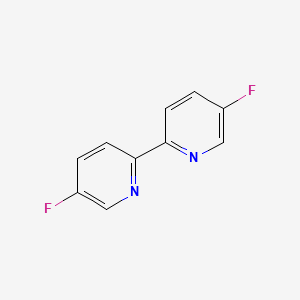 molecular formula C10H6F2N2 B13641048 5,5'-Difluoro-2,2'-bipyridine 