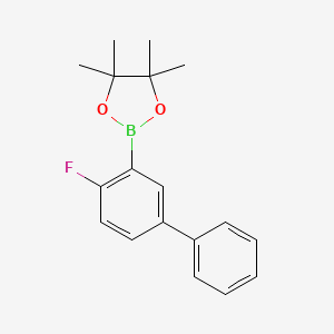 2-(4-Fluoro-[1,1'-biphenyl]-3-yl)-4,4,5,5-tetramethyl-1,3,2-dioxaborolane