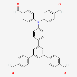 4-[3-[4-(4-formyl-N-(4-formylphenyl)anilino)phenyl]-5-(4-formylphenyl)phenyl]benzaldehyde