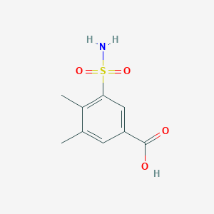 B1364109 3,4-Dimethyl-5-sulfamoylbenzoic acid CAS No. 62971-64-6