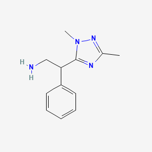 2-(1,3-Dimethyl-1h-1,2,4-triazol-5-yl)-2-phenylethan-1-amine