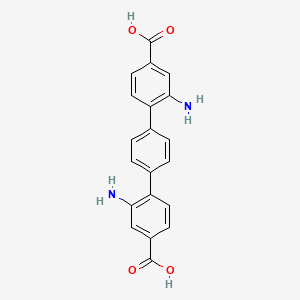 3-amino-4-[4-(2-amino-4-carboxyphenyl)phenyl]benzoic acid