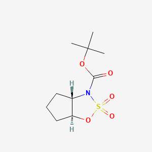 tert-Butyl (3aS,6aS)-tetrahydrocyclopenta[d][1,2,3]oxathiazole-3(3aH)-carboxylate 2,2-dioxide