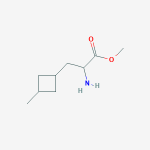 2-Amino-3-(cis-3-methyl-cyclobutyl)-propionic acid methyl ester