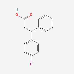 molecular formula C15H13FO2 B1364125 3-(4-氟苯基)-3-苯基丙酸 CAS No. 362-86-7