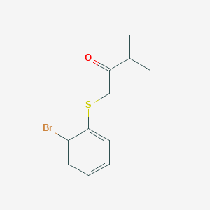 1-((2-Bromophenyl)thio)-3-methylbutan-2-one