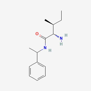 (2s,3s)-2-Amino-3-methyl-N-(1-phenylethyl)pentanamide