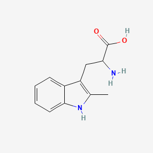 molecular formula C12H14N2O2 B1364130 2-Methyl-DL-tryptophan CAS No. 21495-41-0