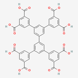 5-[3-[3,5-bis(3,5-dicarboxyphenyl)phenyl]-5-(3,5-dicarboxyphenyl)phenyl]benzene-1,3-dicarboxylic acid