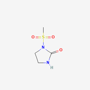 molecular formula C4H8N2O3S B1364136 1-甲磺酰基-2-咪唑烷酮 CAS No. 41730-79-4