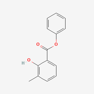 molecular formula C14H12O3 B1364137 Phenyl 3-methylsalicylate CAS No. 41755-73-1