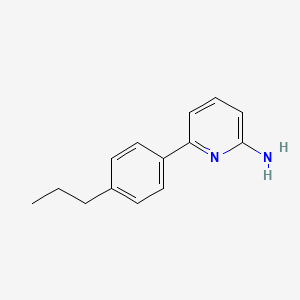 6-(4-Propylphenyl)pyridin-2-amine