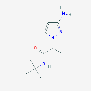 2-(3-Amino-1h-pyrazol-1-yl)-N-(tert-butyl)propanamide