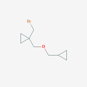 1-(Bromomethyl)-1-((cyclopropylmethoxy)methyl)cyclopropane